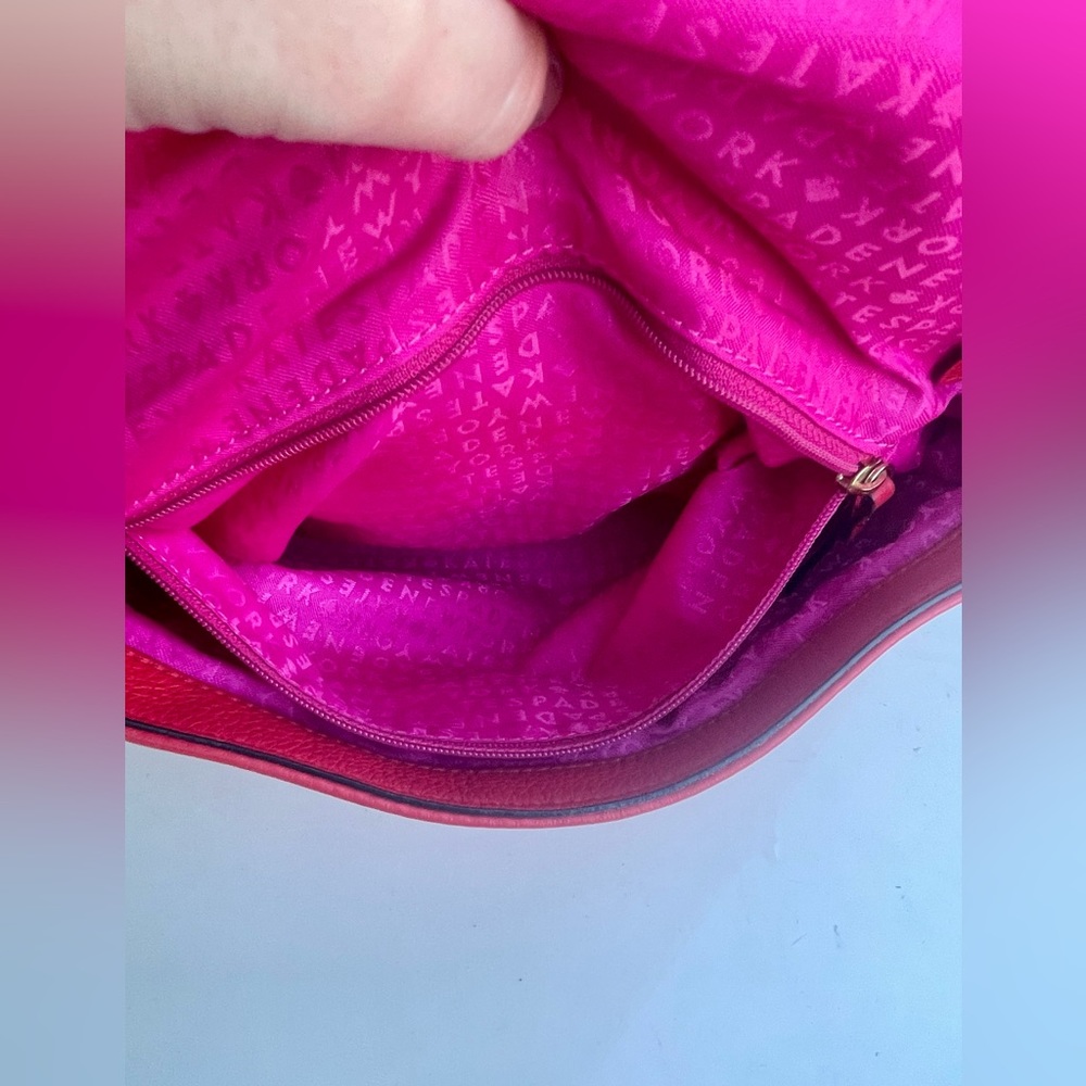 ♠️ kate spade Leila Pebbled Leather Flap Shoulder Bag ♠️ - Picture 14 of 16